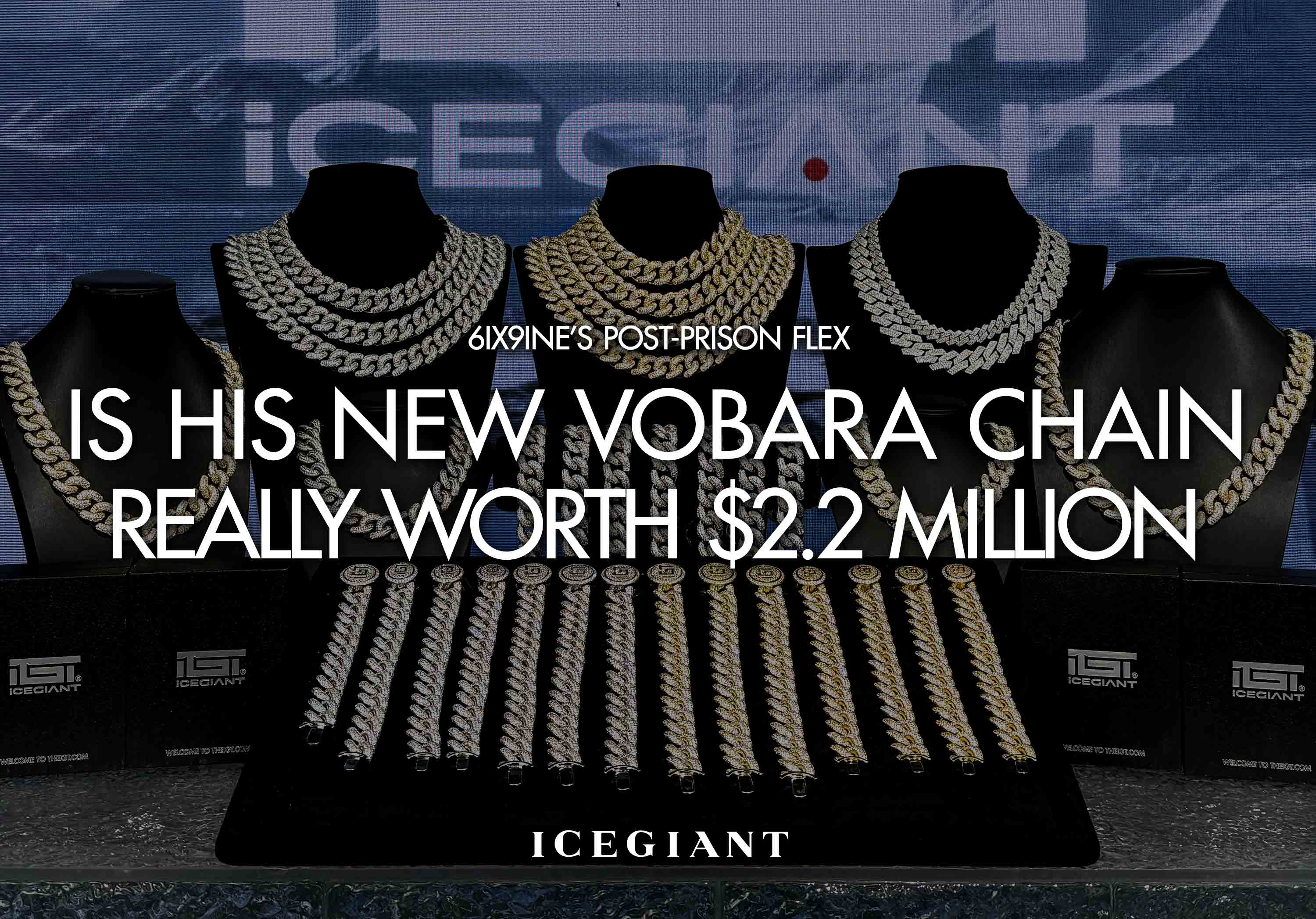 6ix9ine's New $2.2M Chain from Vobara: Real Deal or Cap? | The IGT