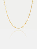 1.0mm Oval Long Diamond Cut Chain