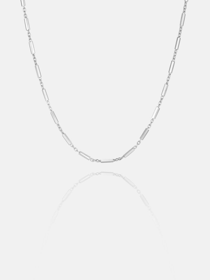 1.0mm Oval Long Diamond Cut Chain