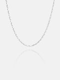 1.3mm Italian Silver Column Chain