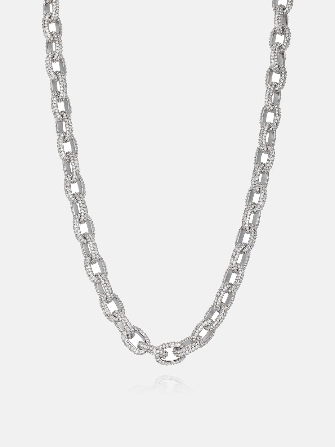 10mm S925 Moissanite Rolo Link Chain Or Bracelet