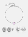 $169 Get Two Pairs Moissanite Earrings & Bracelet