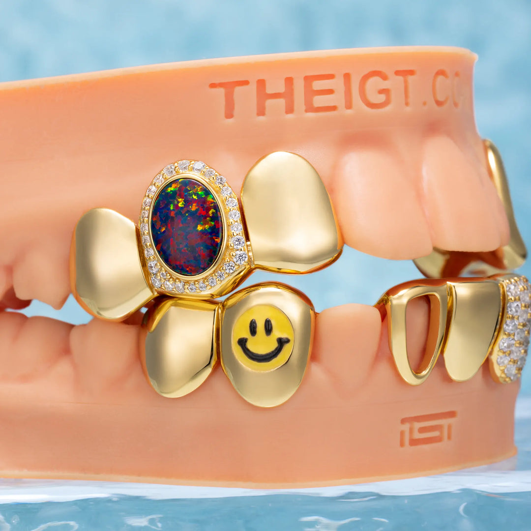 Smiley Face Style Grillz
