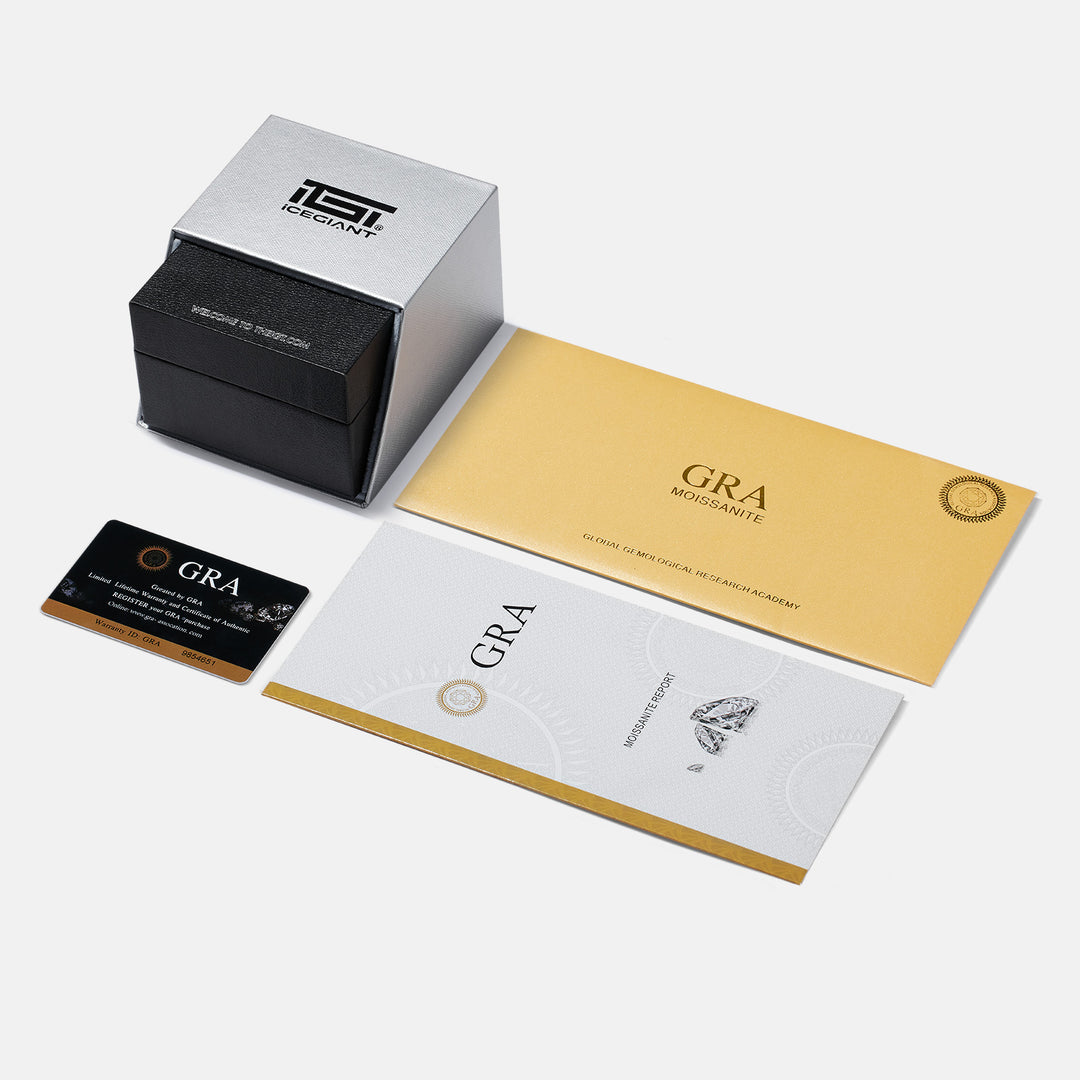 925 Sterling Silver Moissanite Tennis Chain