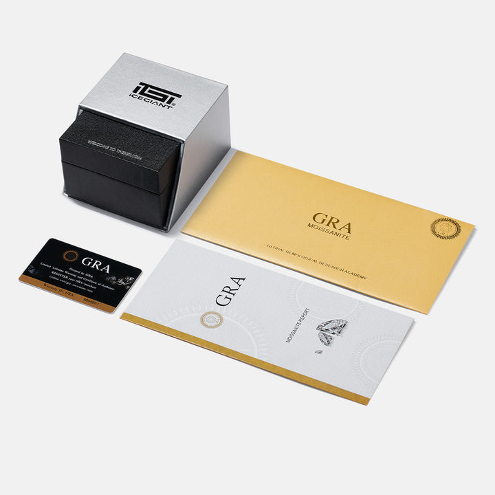 925 Sterling Silver Moissanite Tennis Chain