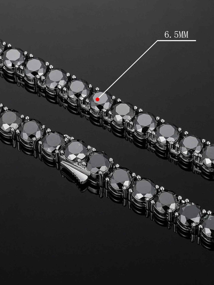 Rare Black Moissanite Tennis Bracelet