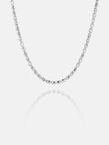 3mm Barrel Crystal Cut Bead Chain