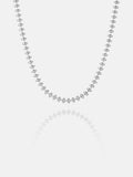 3mm Italian Silver Abacus Beads chain
