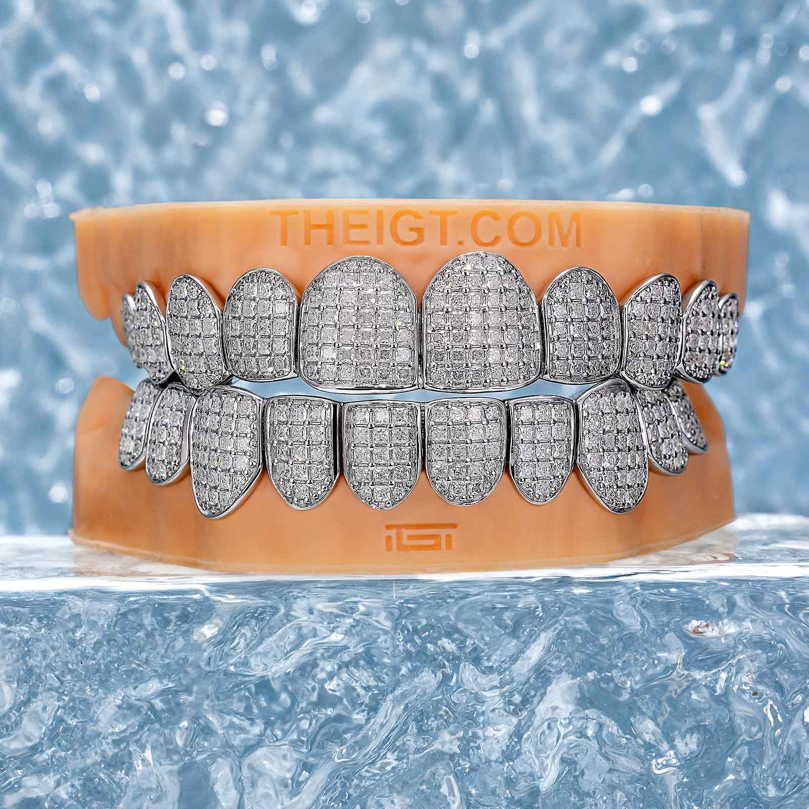 Princess Cut Diamond Grillz - Fully Iced - IGT – ICEGIANT