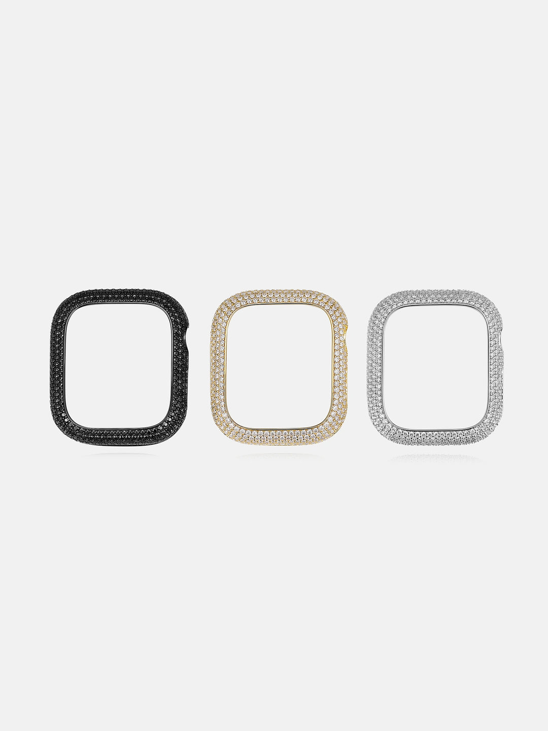 46mm Moissanite Bezel Case Cover For Apple Watch Series 10/ 11