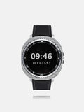 46mm Silver Moissanite Bezel Case Cover For Galaxy Watch8 Classic
