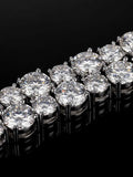 MIXED SIZE 6.5MM MOISSANITE TENNIS BRACELET