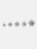 Round Cut Moissanite Earring