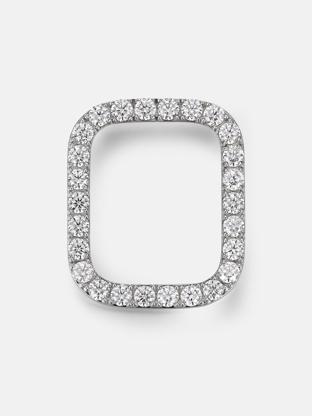 5MM Single Row Moissanite Bezel Case For 44MM Apple Watch SE