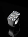 6CT S925 RECTANGULAR MOISSANITE RING