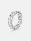 5mm Iced Out Moissanite Eternity Ring