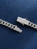 5mm S925 Moissanite Cuban Bracelet
