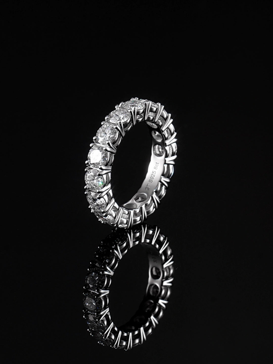5mm Moissanite Eternity Ring