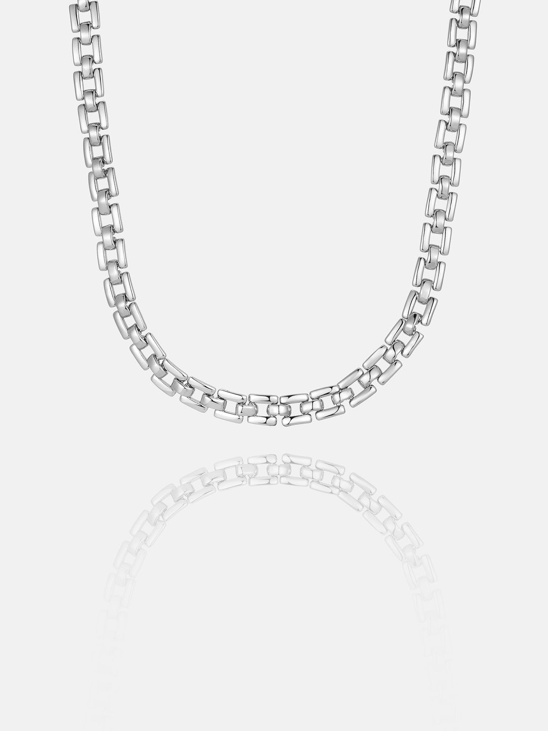 6mm Italian Silver Square Link Chain