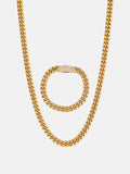 8mm Miami Cuban Link with Moissanite Clasp