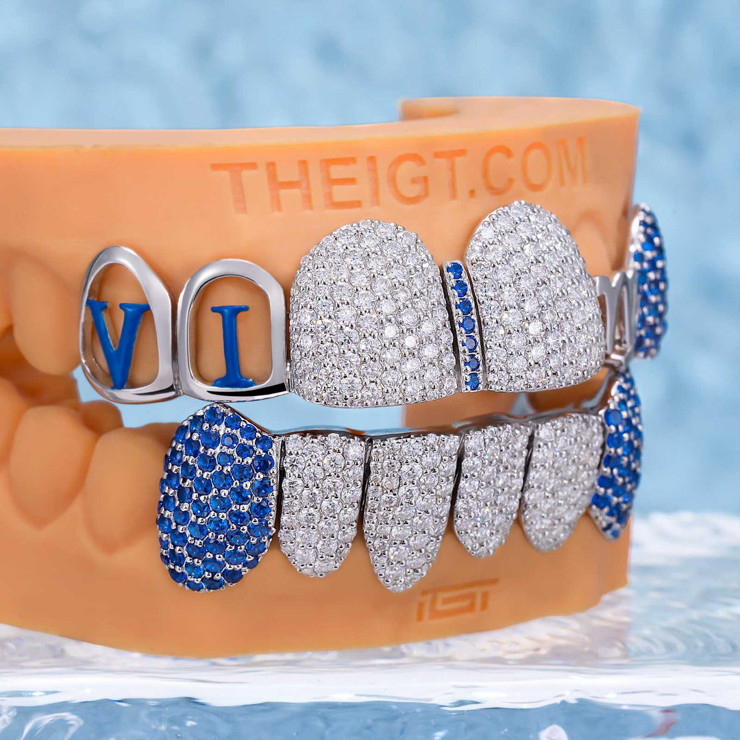 Capricorn Blue Fang Grillz