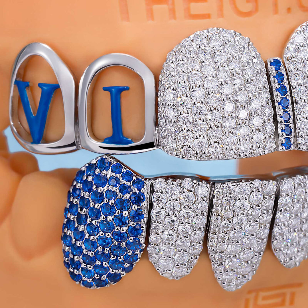 Capricorn Blue Fang Grillz