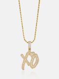 Custom Made XO Moissanite Pendant