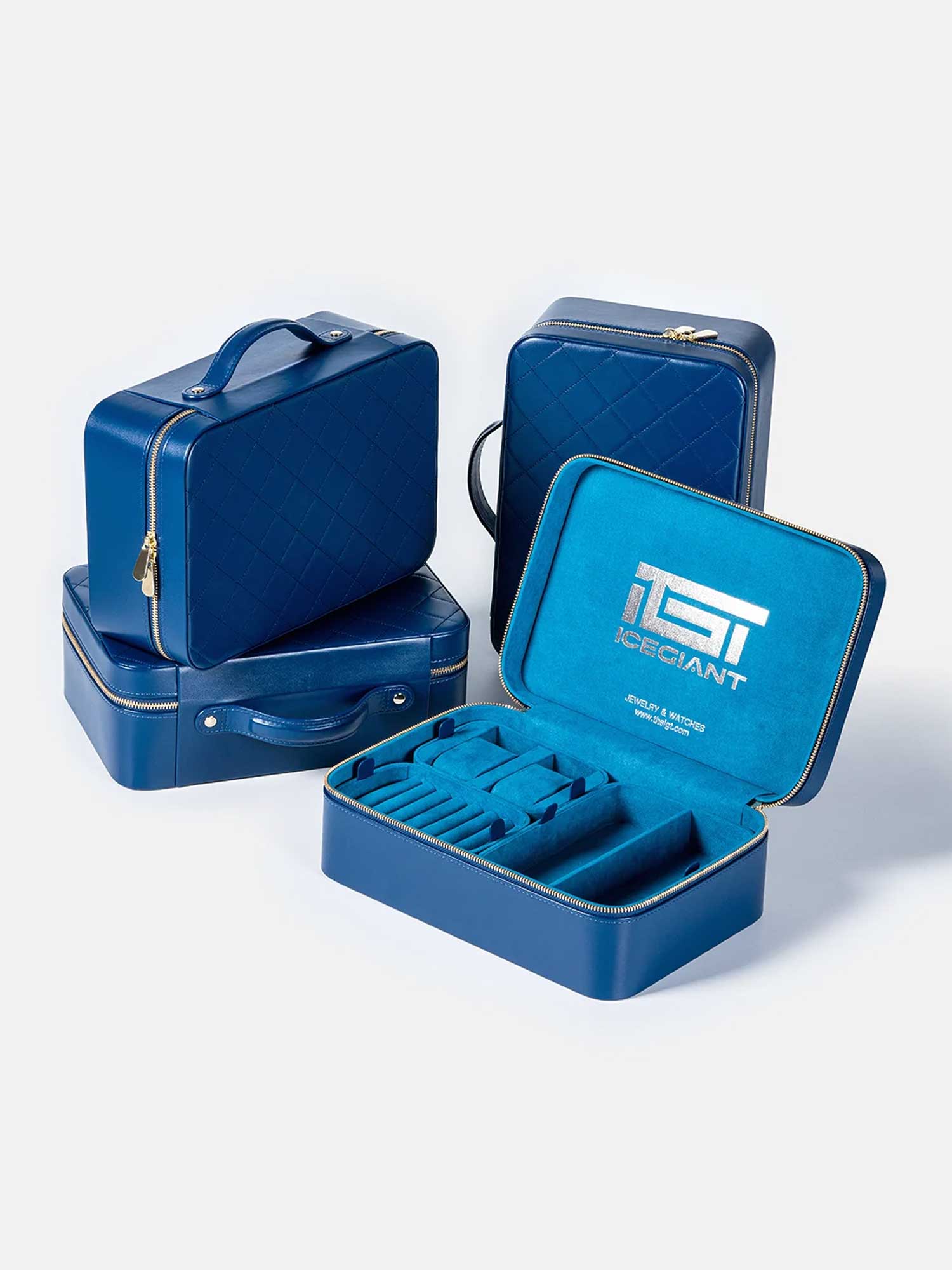 Custom Leather Jewelry Box | Premium Travel Vault | ICEGIANT