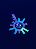 Cyberpunk Fluorescent Solar Energy Pendant
