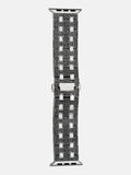 Emerald & Round Cut Moissanite Band For Apple Watch