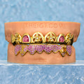 Hibiscus Flower Open Face Grillz