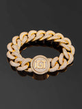 19mm Cuban Link Bracelet in Yellow Gold