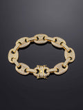 12mm G-Link Bracelet in Yellow Gold