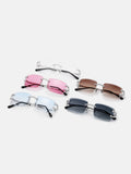 Moissanite Classic C Sunglasses In White Gold
