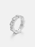 S925 Moissanite Progressive Circle Ring