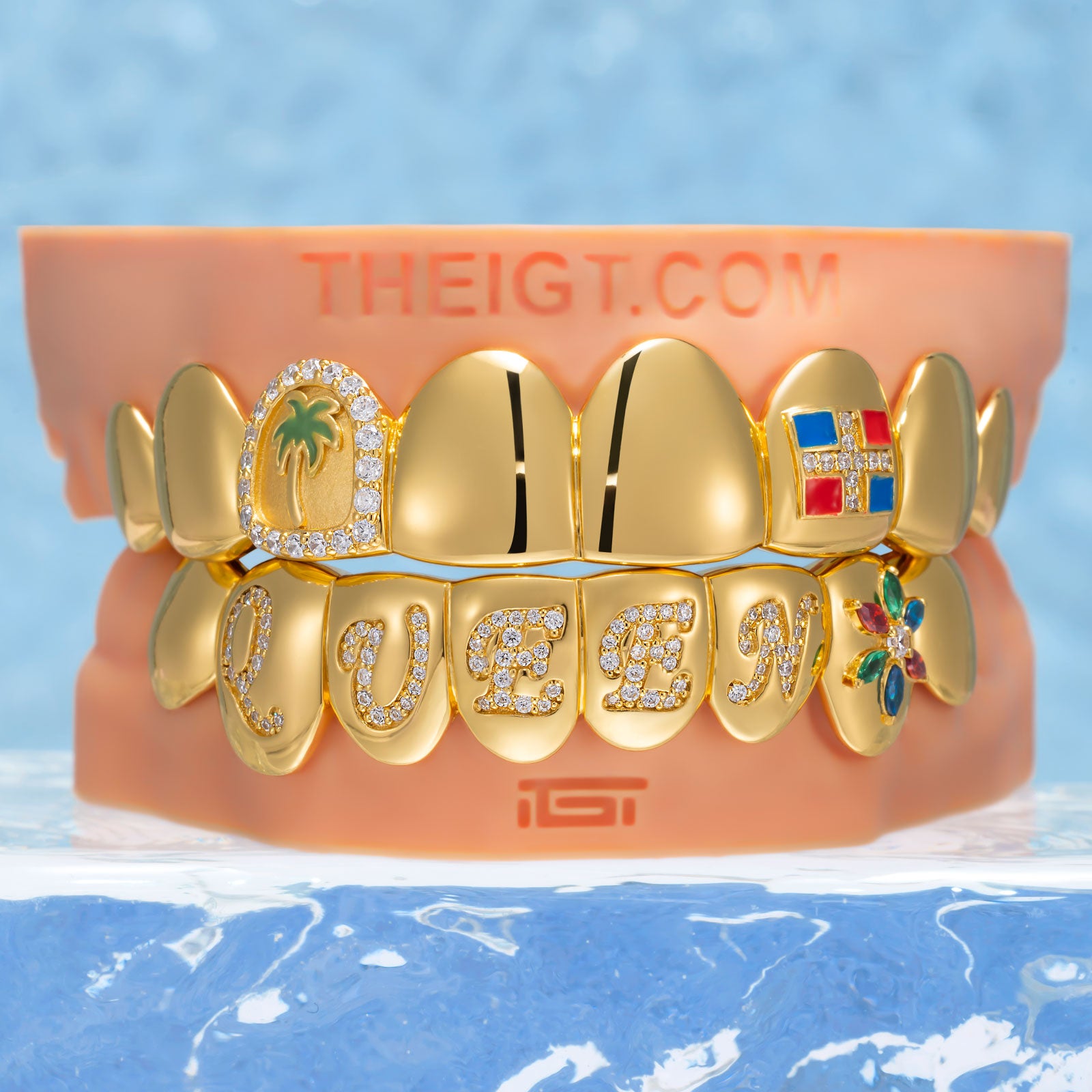 Queen Moissanite Island Vibe Grillz – ICEGIANT