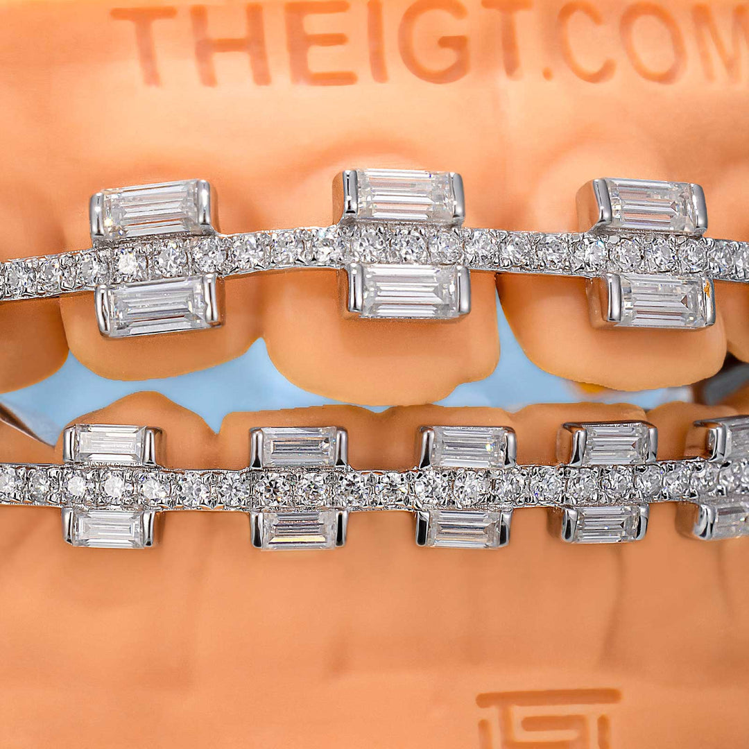 Rectangular Cut Brace Style Grillz