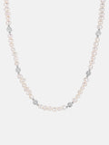 S925 Moissanite Smiley Pearl Chain