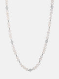 S925 Pearl Moissanite Beaded Chain