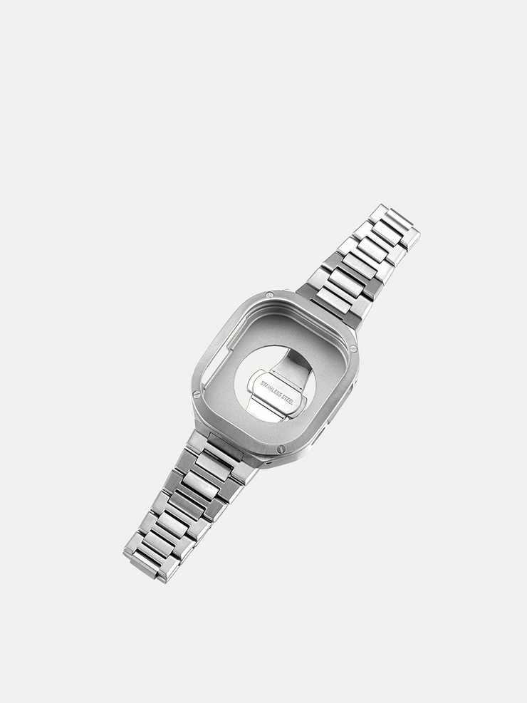 Stainless Steel Apple Watch Case With Band