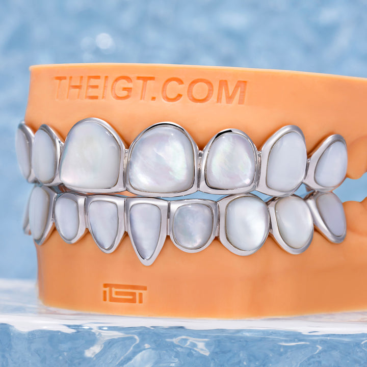White Shell Grillz