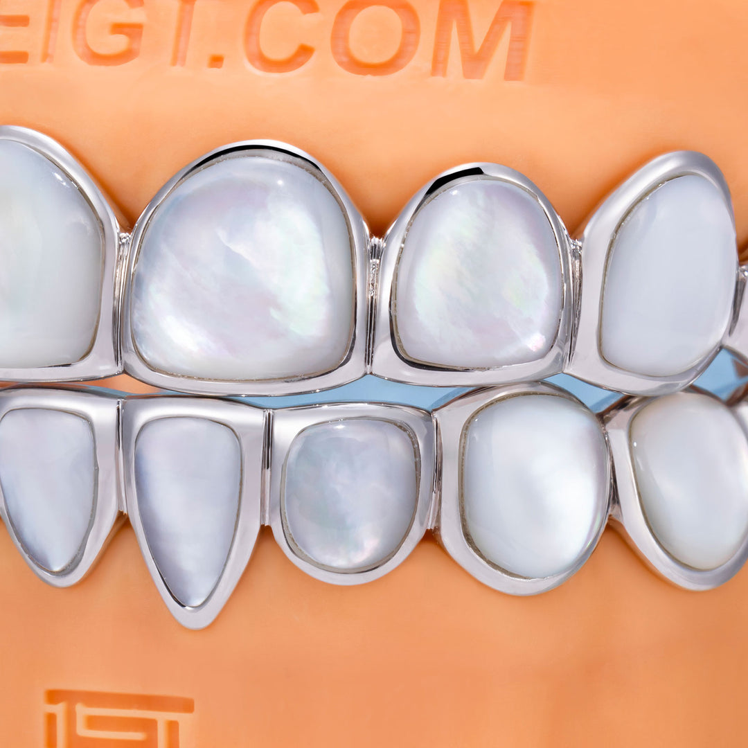 White Shell Grillz