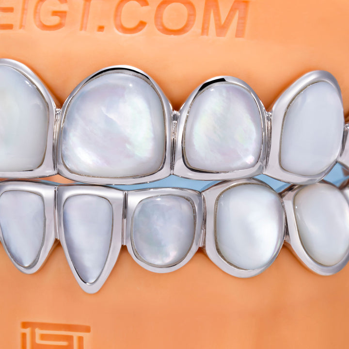 White Shell Grillz