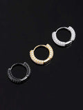 925 Sterling Silver Circle Hoop Earrings