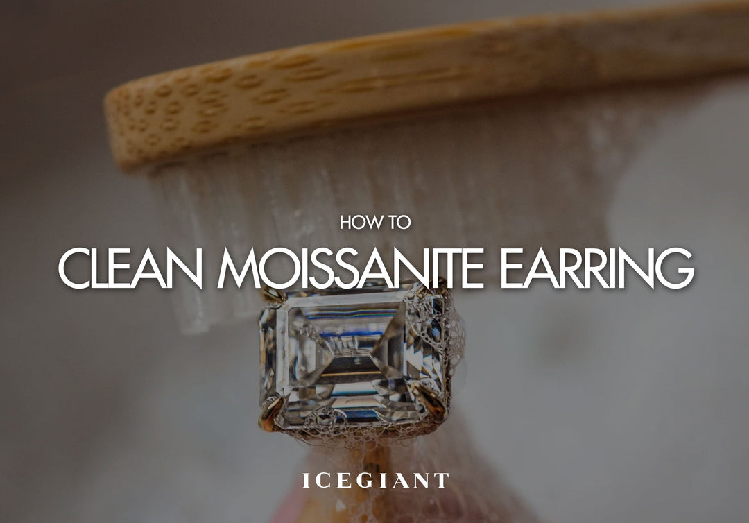 HOW TO: CLEAN MOISSANITE EARRING