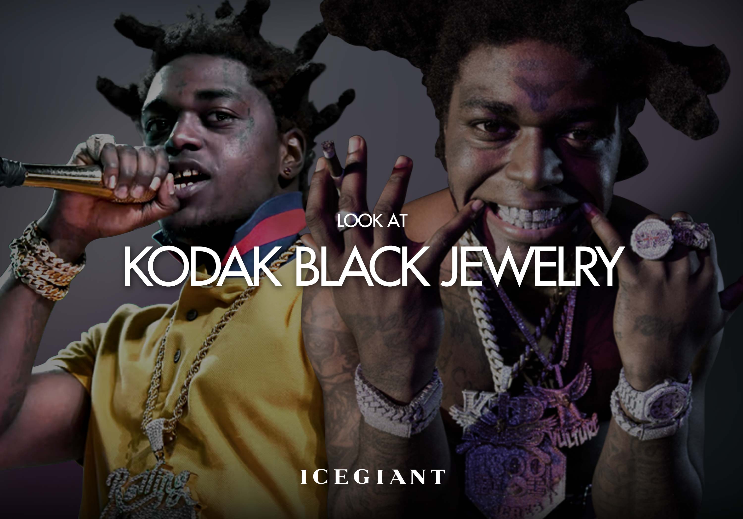 LOOK AT: KODAK BLACK JEWELRY