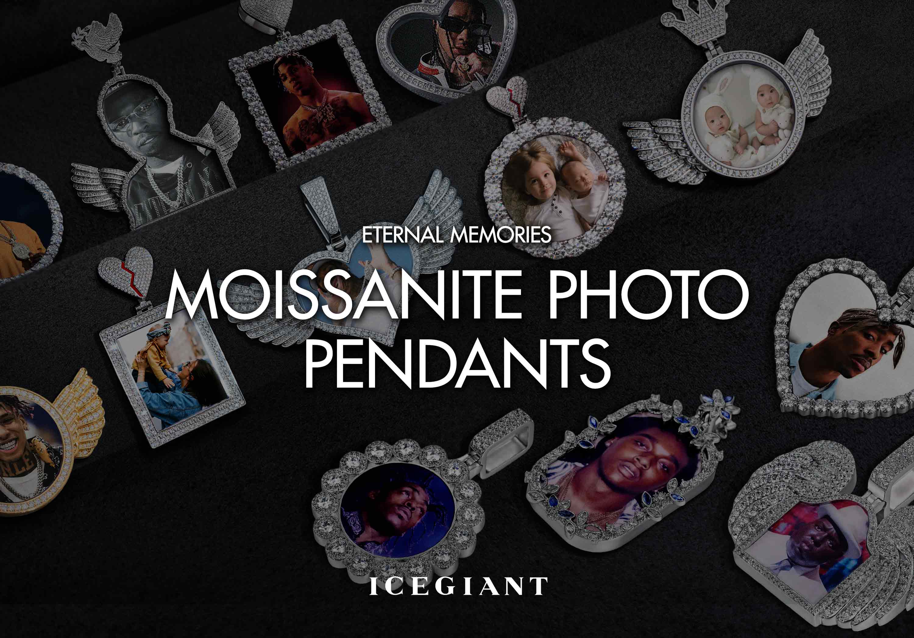 ETERNAL MEMORIES: MOISSANITE PHOTO PENDANTS