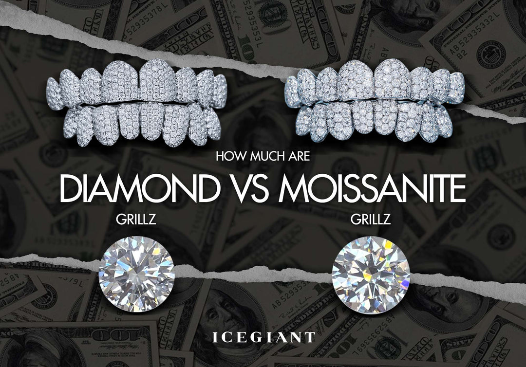 HOW MUCH ARE: DIAMOND GRILLZ VS MOISSANITE GRILLZ