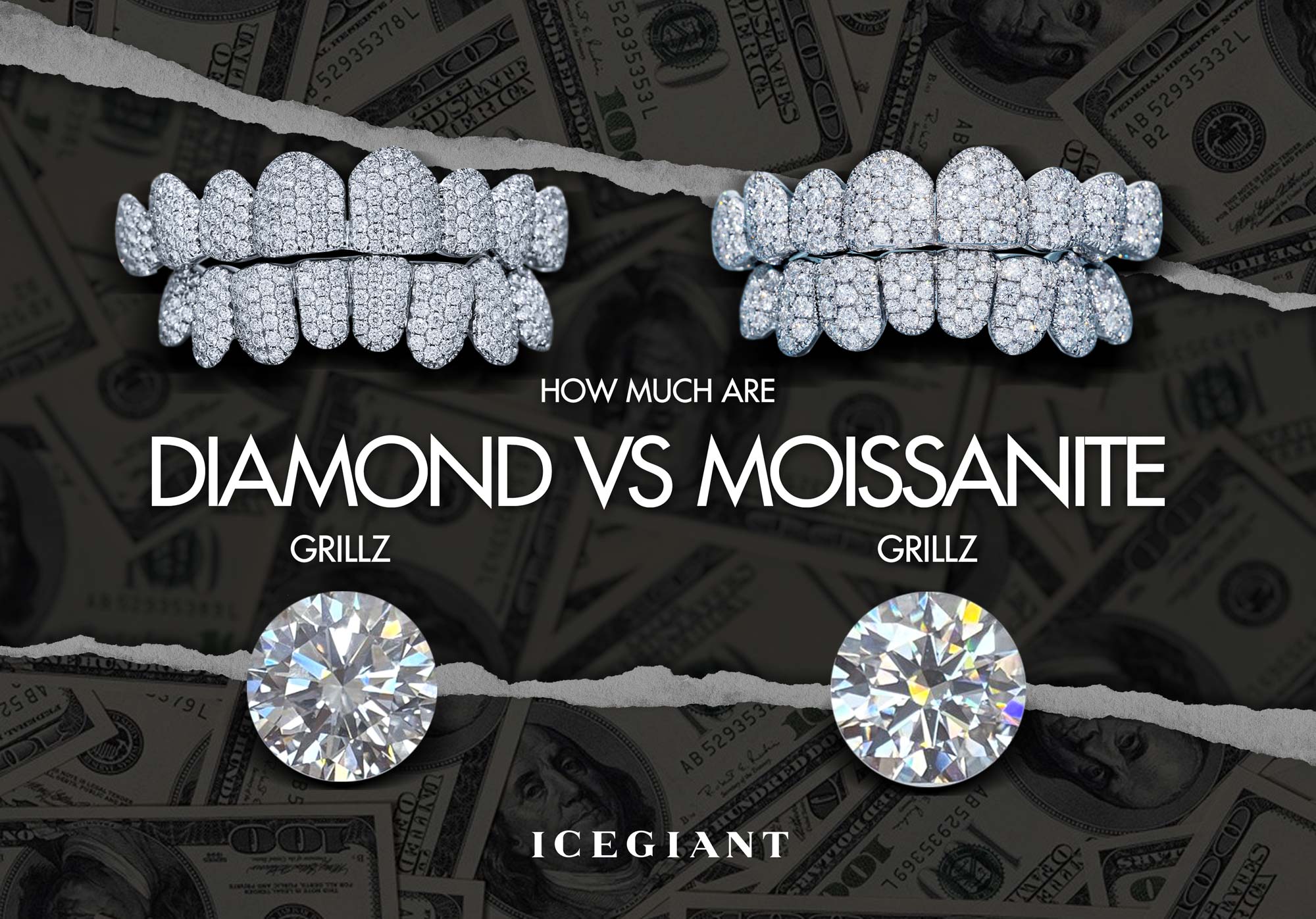 HOW MUCH ARE: DIAMOND GRILLZ VS MOISSANITE GRILLZ