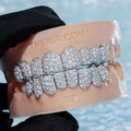 Custom Jumbo (6 Pointers) Moissanite Diamond Grillz